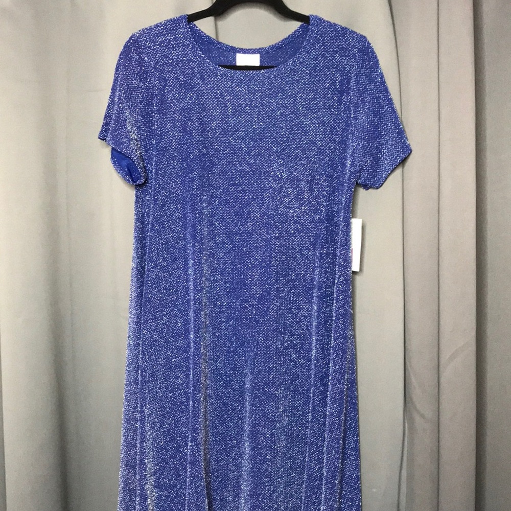 Medium royal blue LuLaRoe Elegant Collection Carly